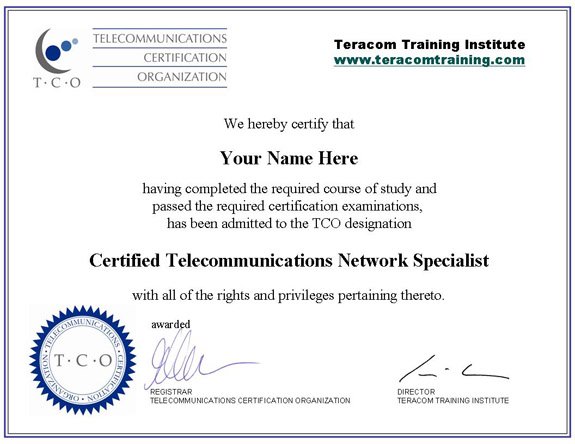 ctns certificate